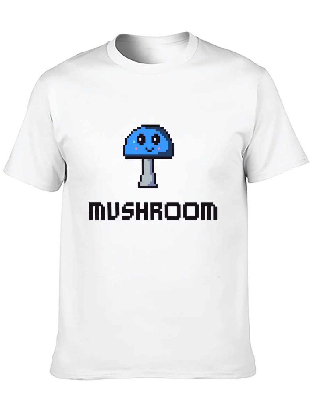 Pixel Mushroom Graphic Tee - Unisex Cotton Blend product image 12