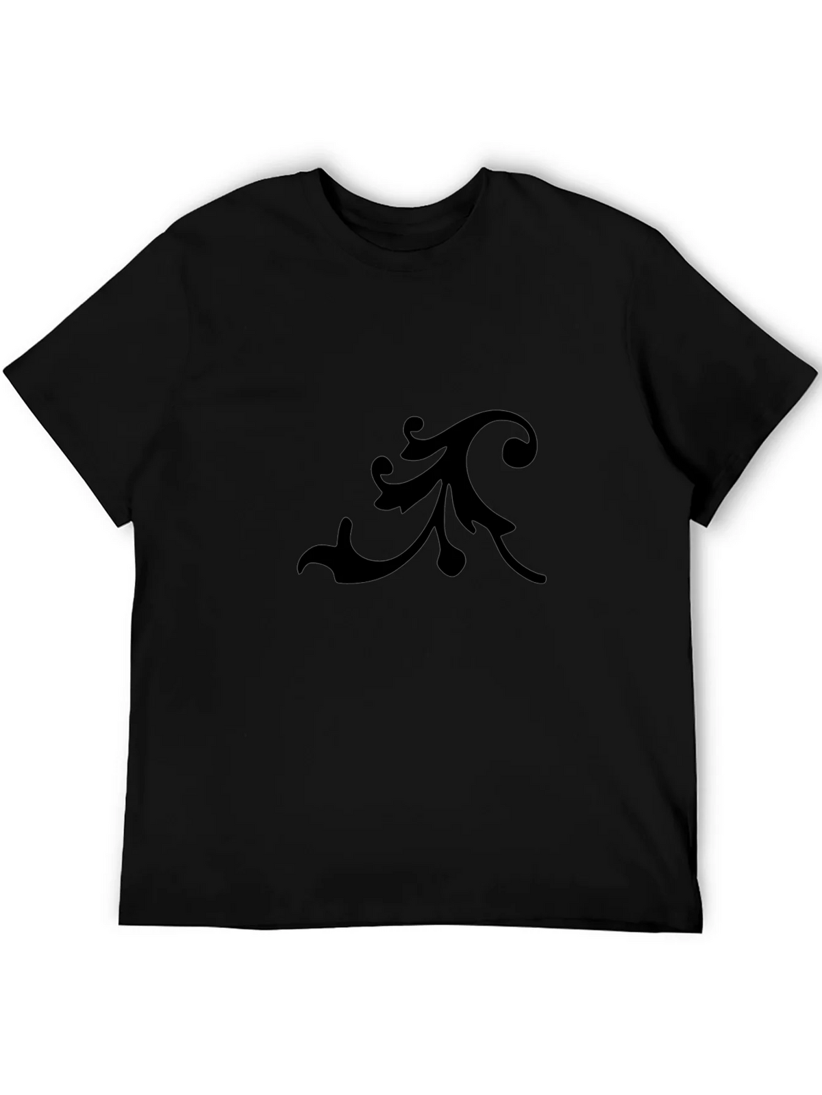 Elegant Black Tee with Floral Design product image 6