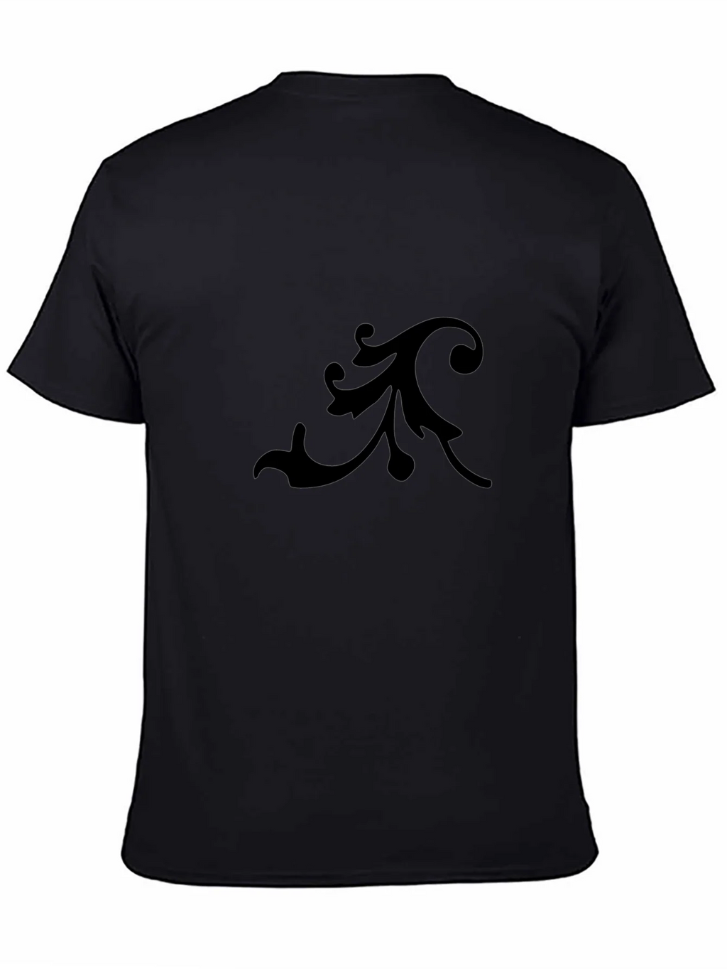 Elegant Black Tee with Floral Design product image 5