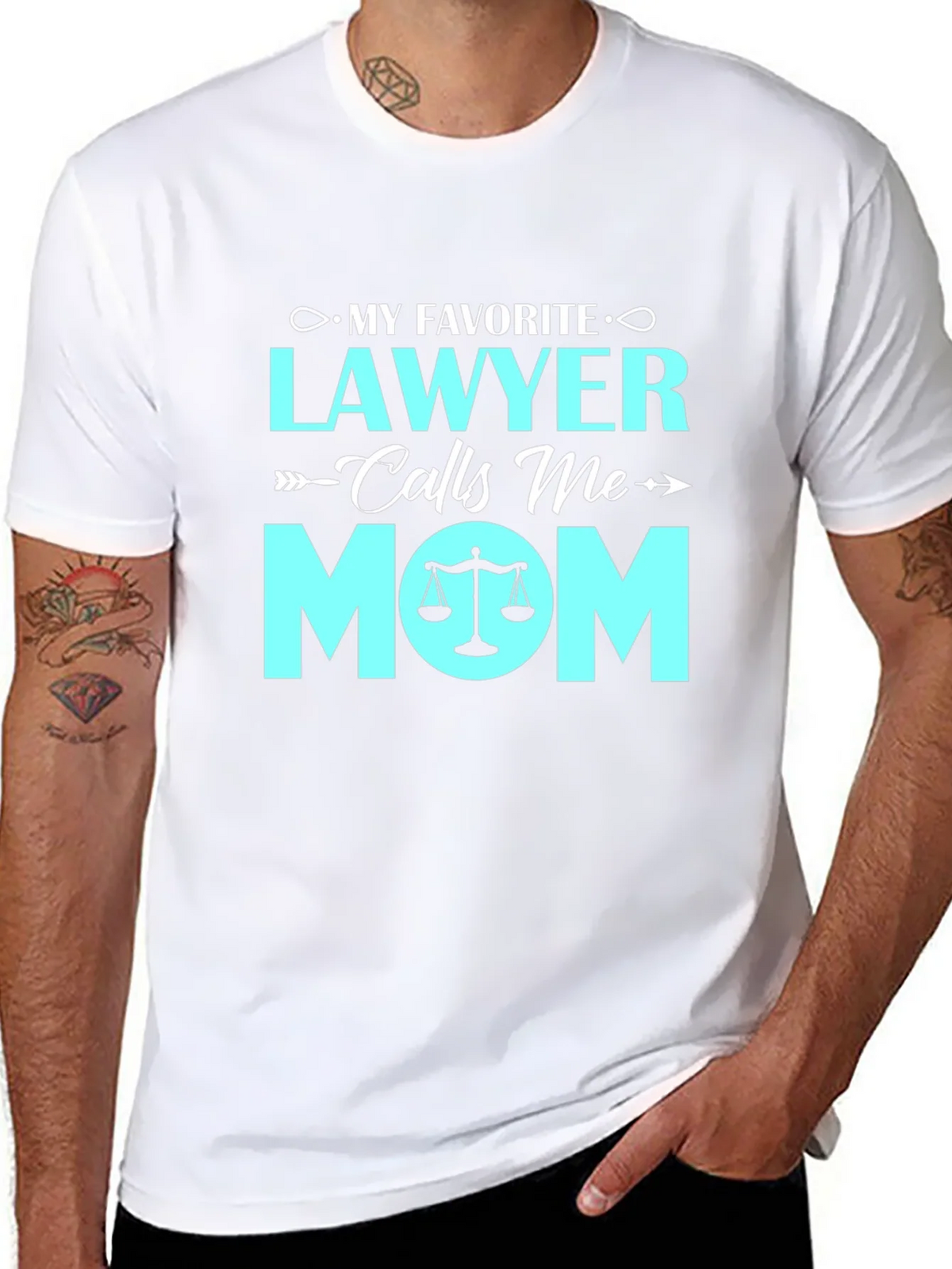 My Favorite Lawyer Calls Me Mom - Graphic T-Shirt product image 8