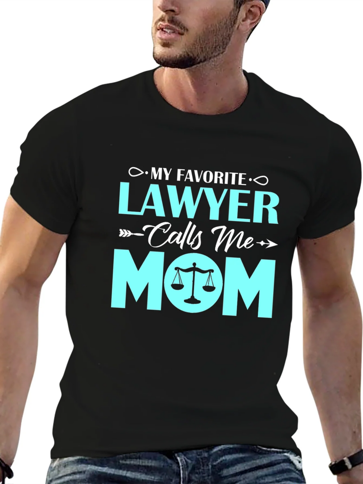 My Favorite Lawyer Calls Me Mom - Graphic T-Shirt product image 7
