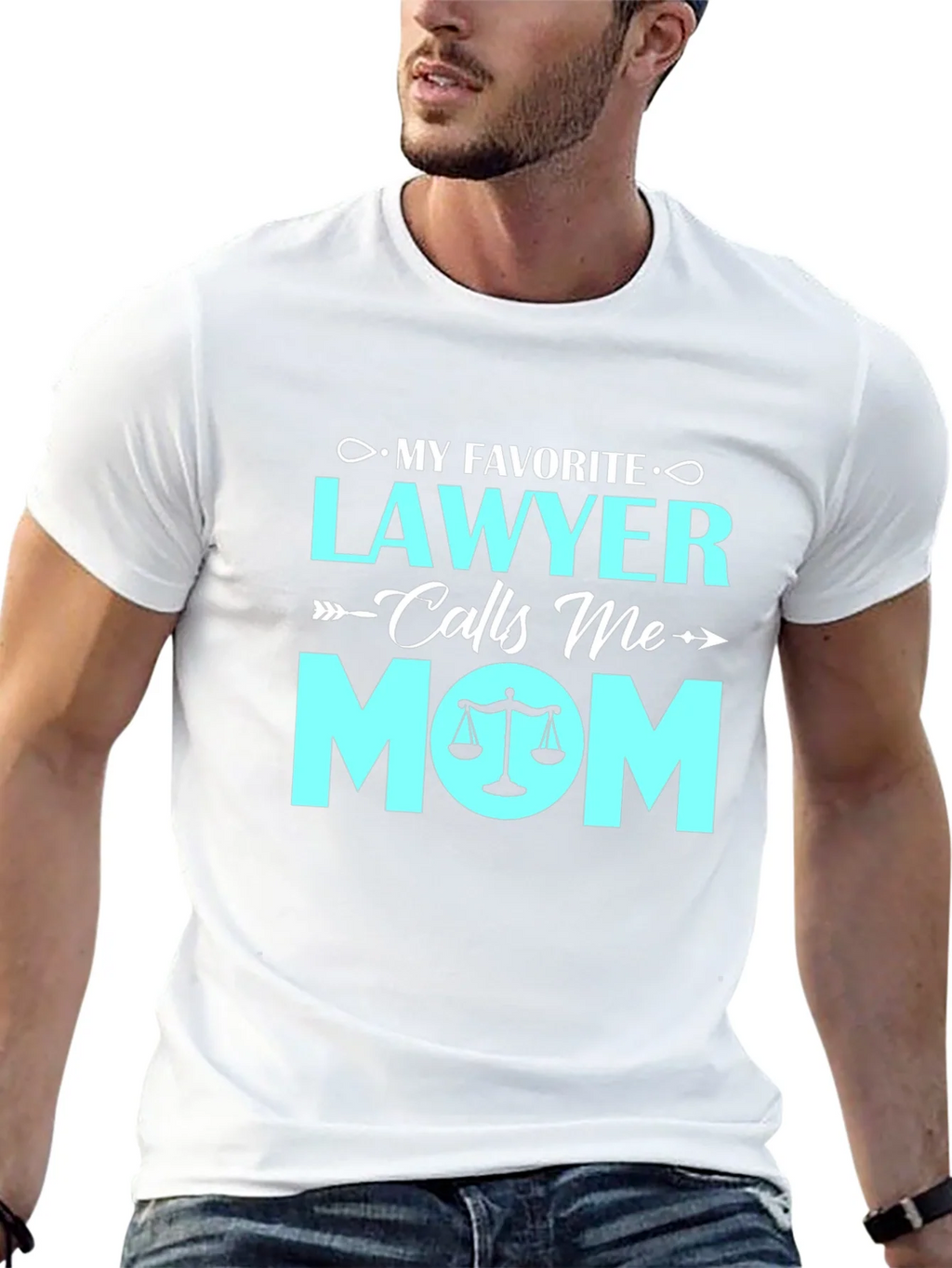 My Favorite Lawyer Calls Me Mom - Graphic T-Shirt product image 3
