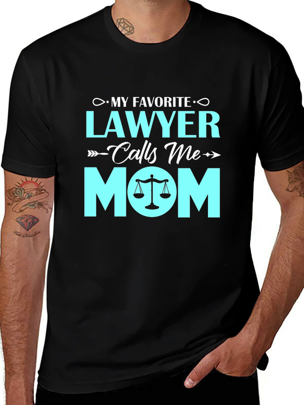 My Favorite Lawyer Calls Me Mom - Graphic T-Shirt product image 1