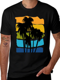 Retro Palm Tree Graphic T-Shirt product image 1