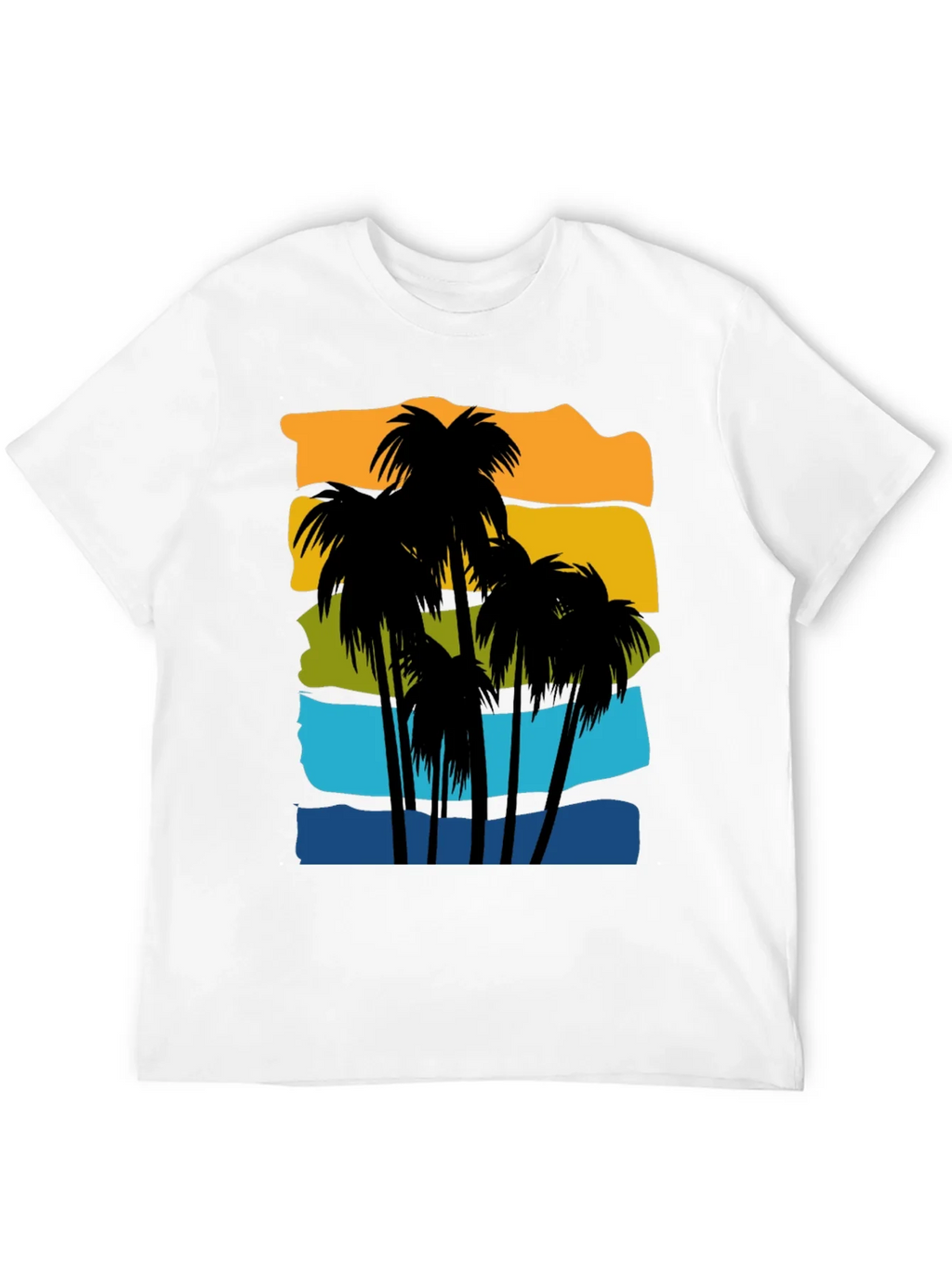 Retro Palm Tree Graphic T-Shirt product image 3