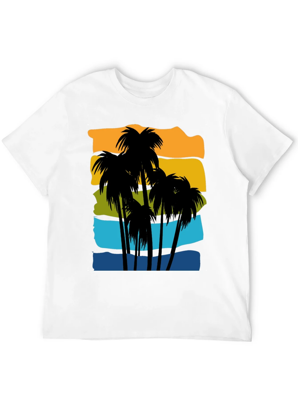 Retro Palm Tree Graphic T-Shirt product image 3