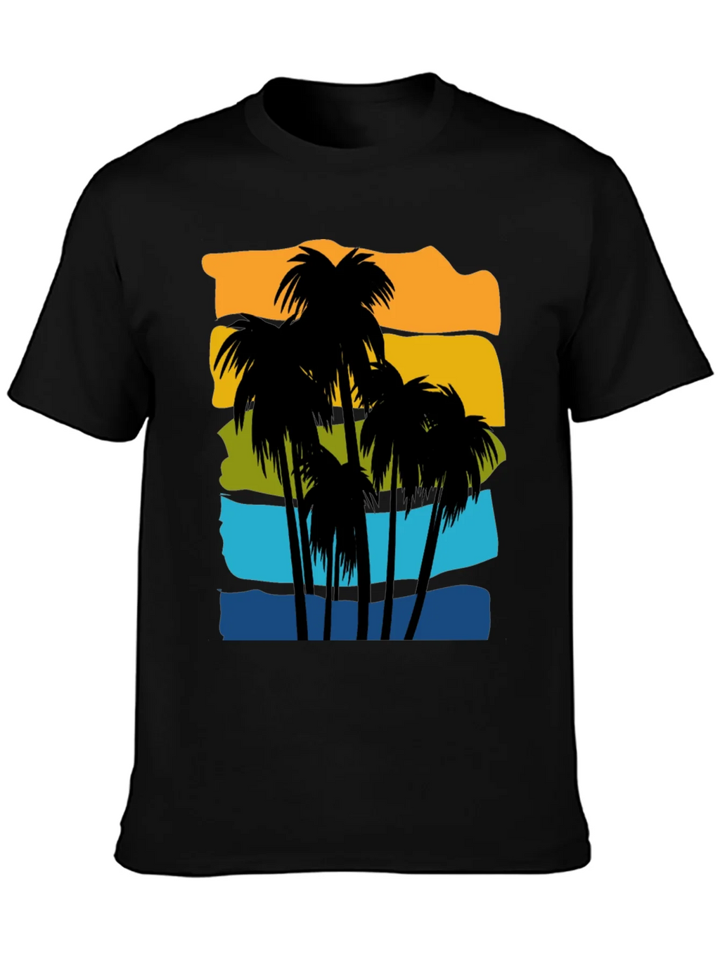 Retro Palm Tree Graphic T-Shirt product image 6