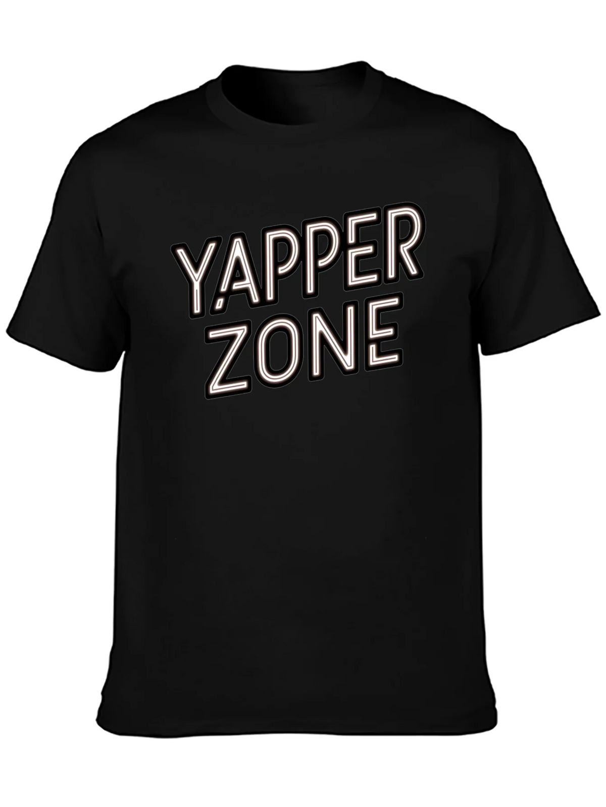 Yapper Zone Black T-Shirt - Casual Style product image 6