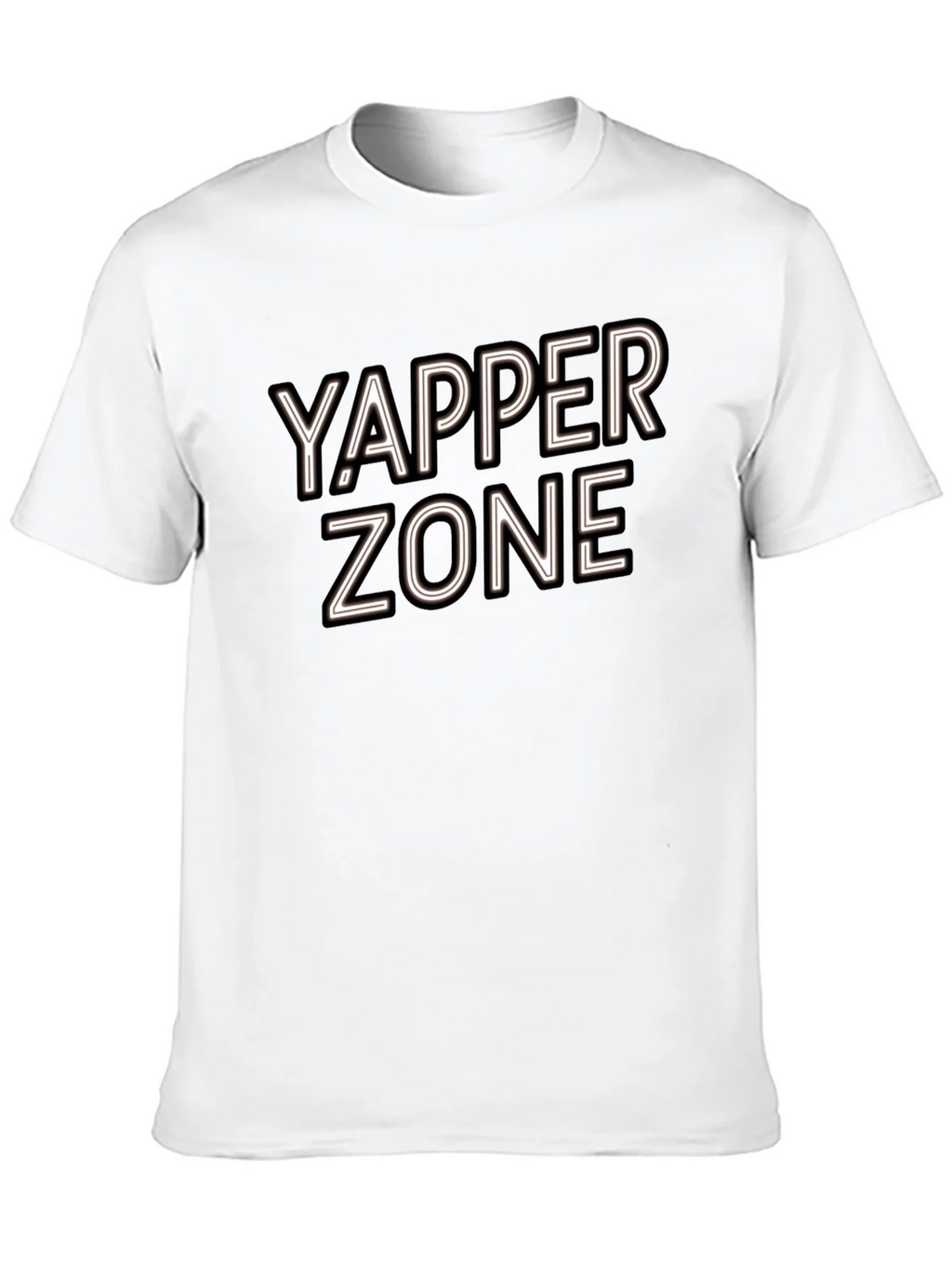 Yapper Zone Black T-Shirt - Casual Style product image 12