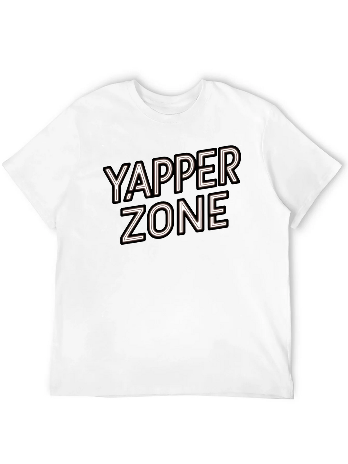 Yapper Zone Black T-Shirt - Casual Style product image 3