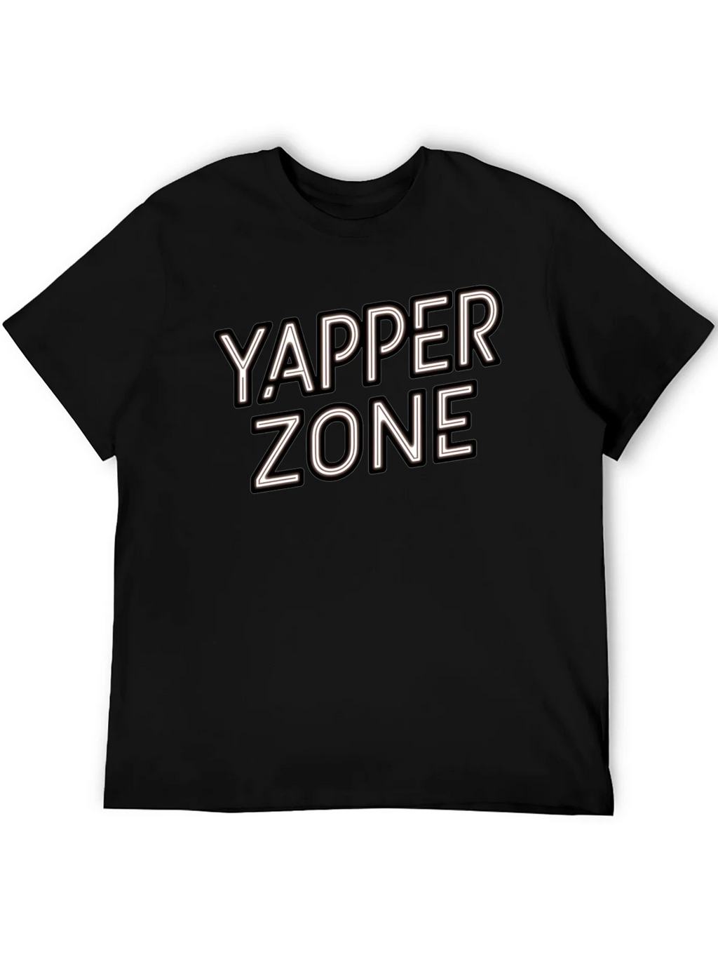 Yapper Zone Black T-Shirt - Casual Style product image 8