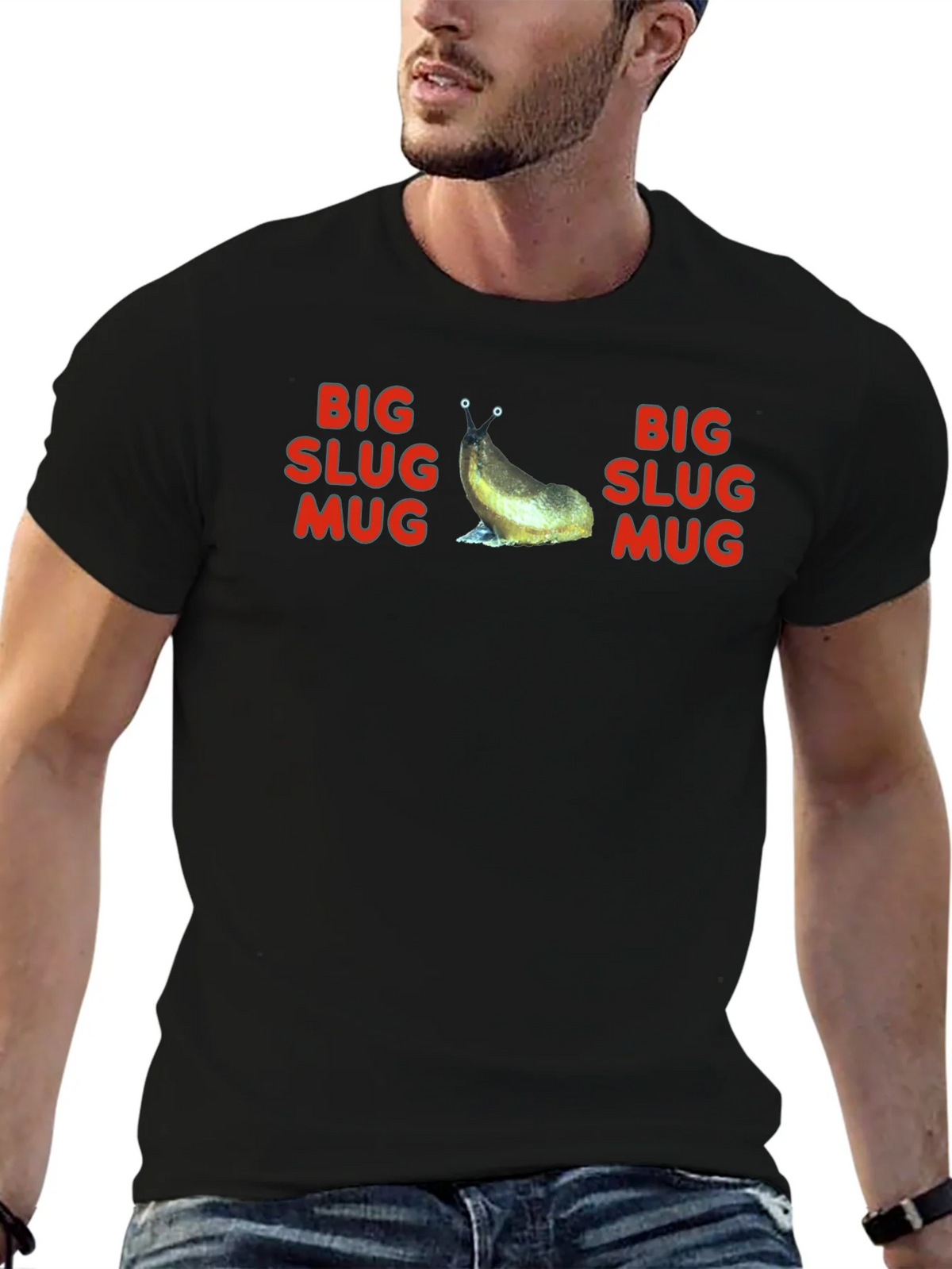 Big Slug Mug T-Shirt - Funny Graphic Tee