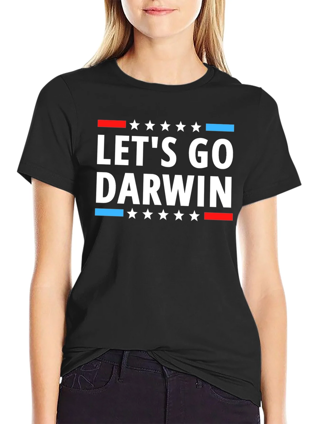 Lets Go Darwin T-Shirt Political Humor Tee product image 5