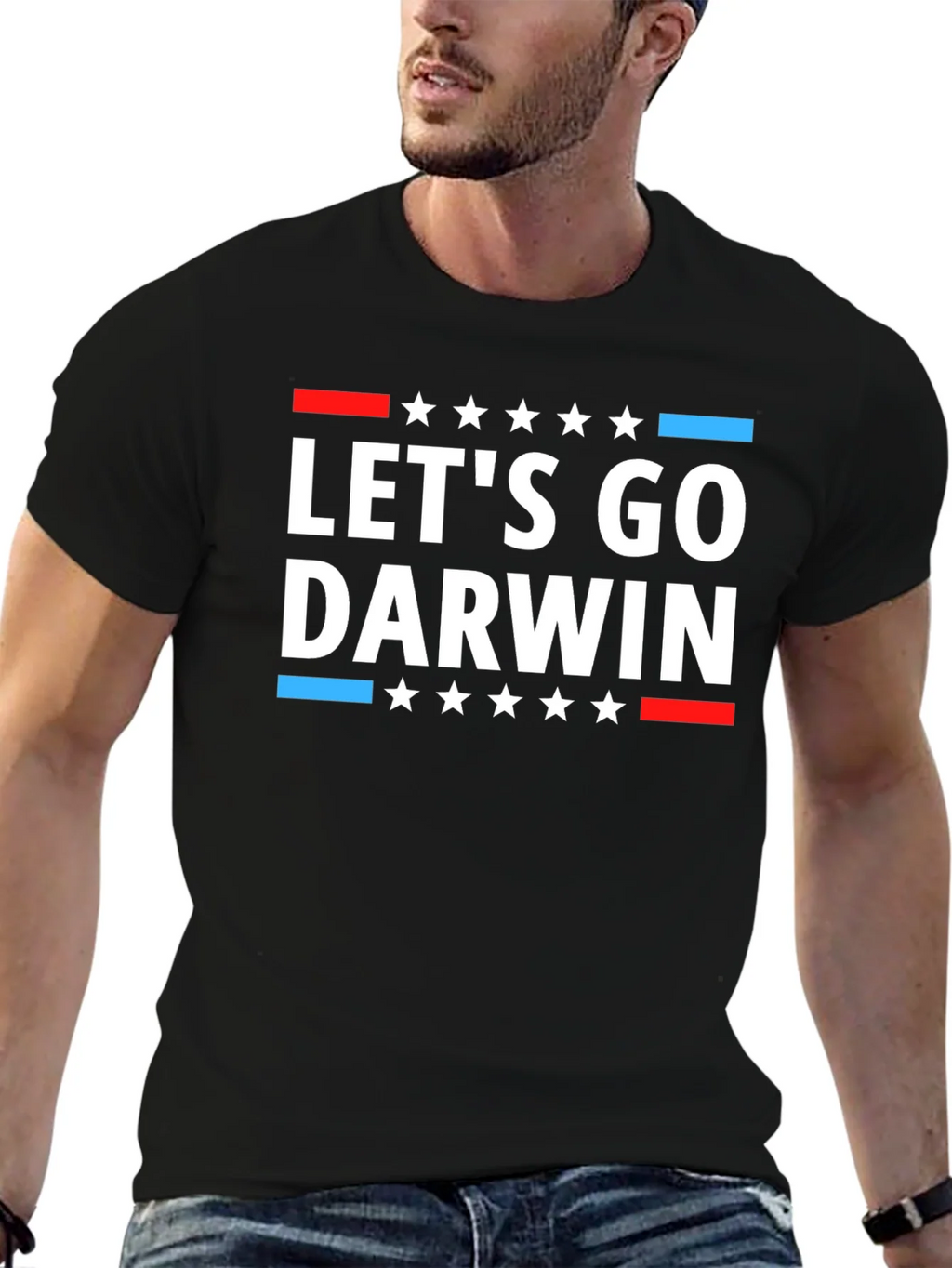 Lets Go Darwin T-Shirt Political Humor Tee product image 9