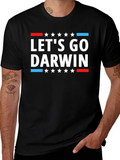 Lets Go Darwin T-Shirt Political Humor Tee product image 1