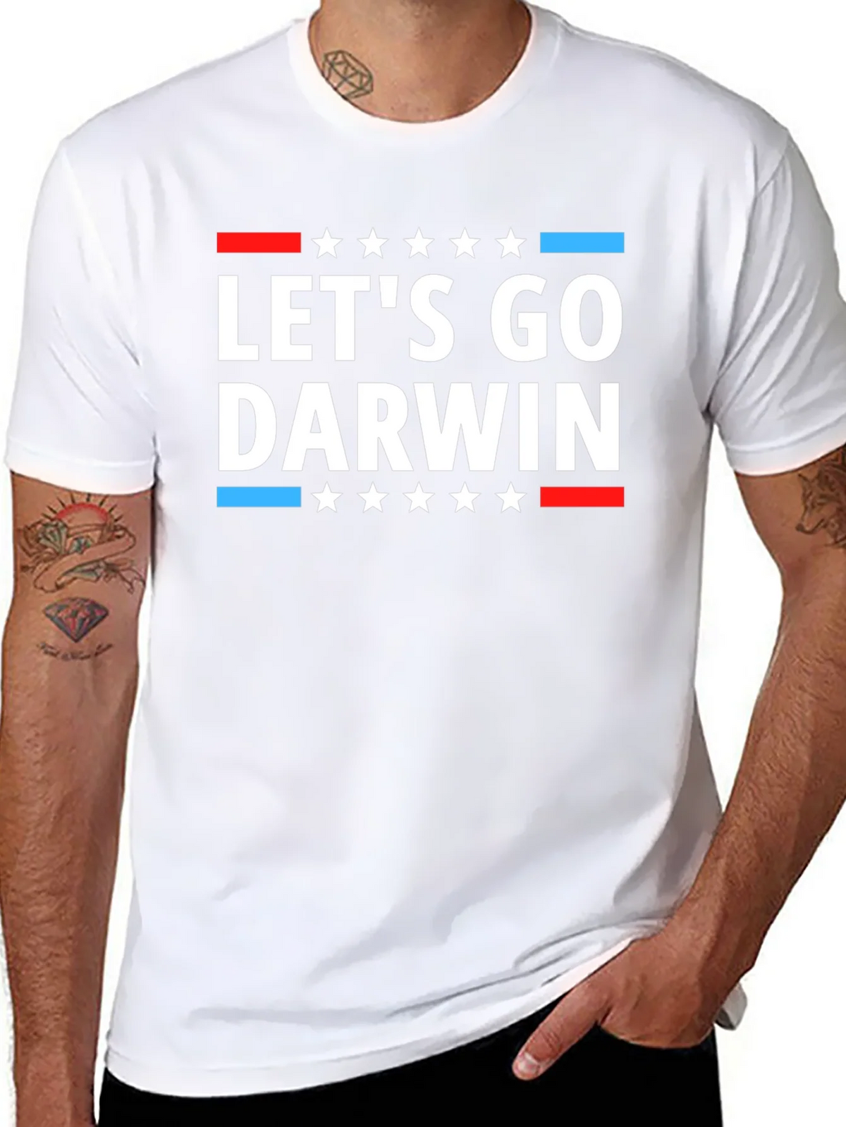 Lets Go Darwin T-Shirt Political Humor Tee product image 10