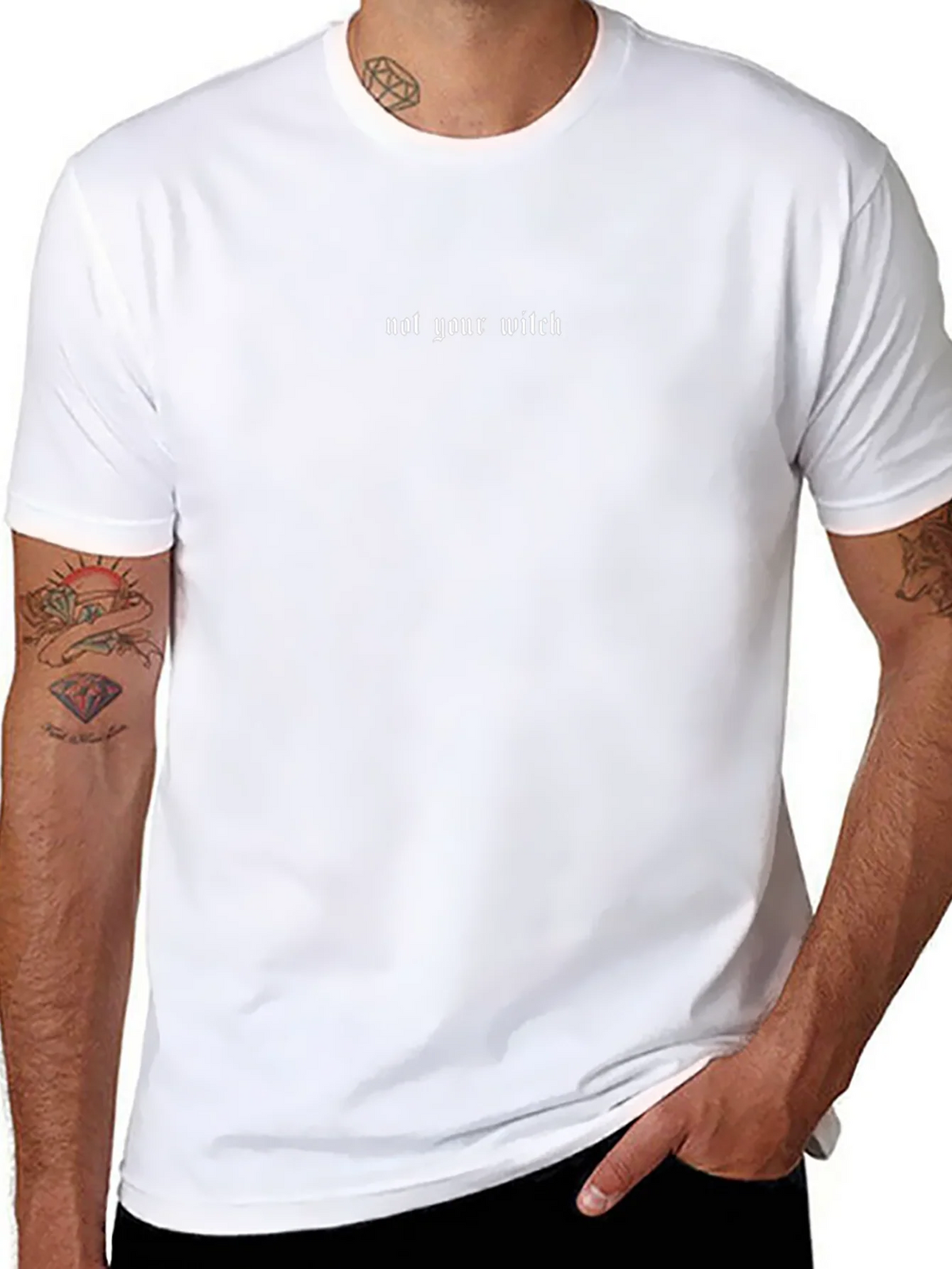 Not Your Witch Black Graphic Tee product image 10