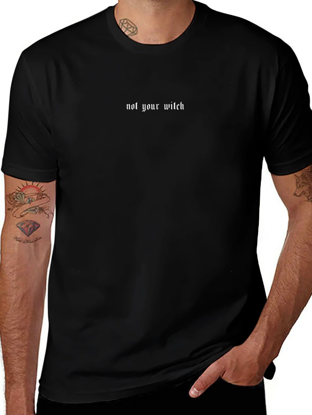 Not Your Witch Black Graphic Tee product image 1