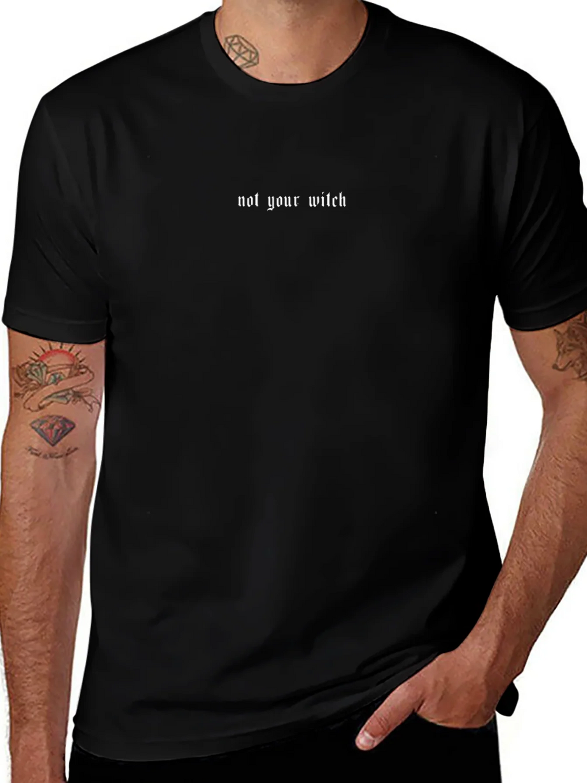 Not Your Witch Black Graphic Tee product image 1
