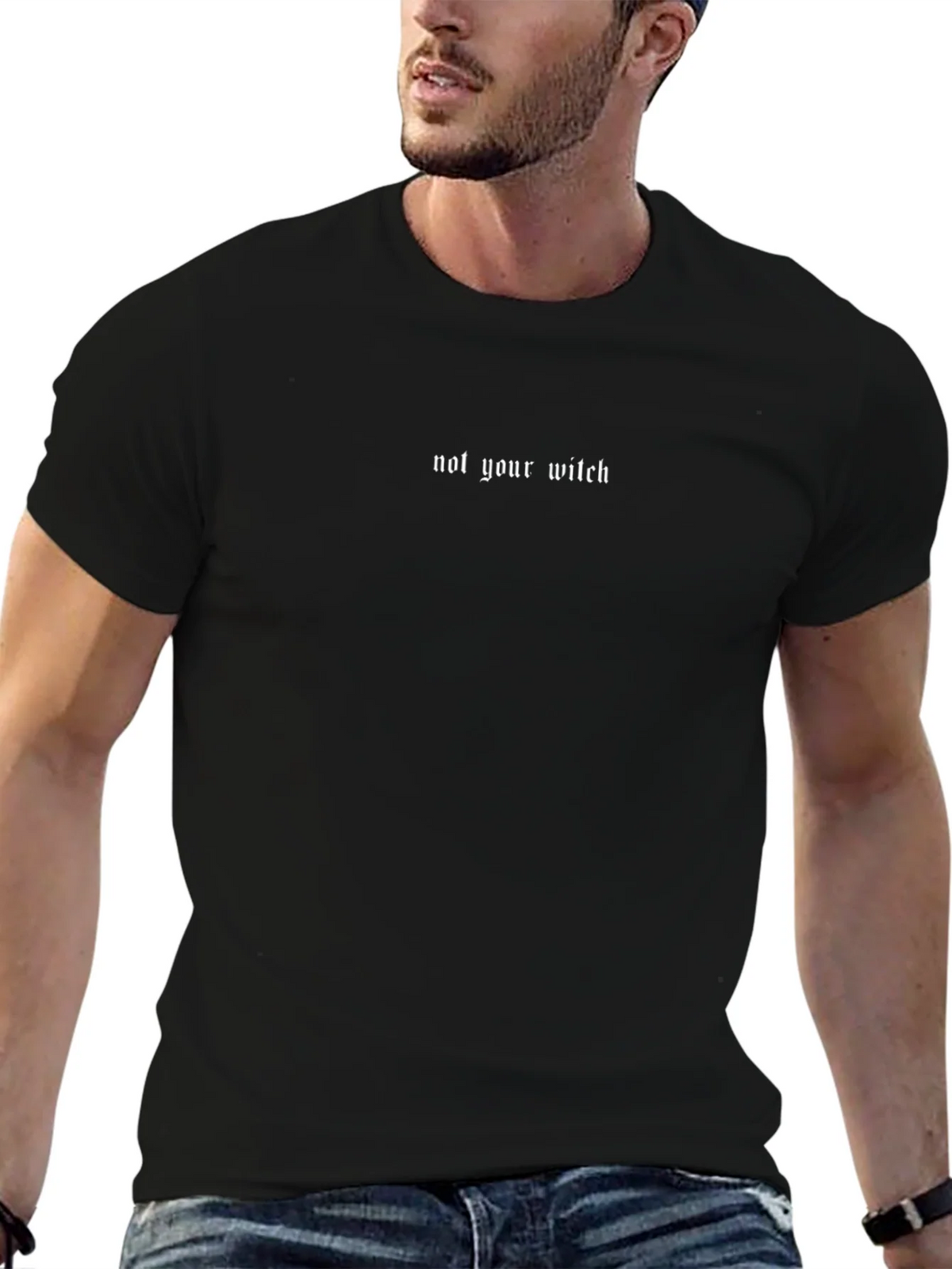Not Your Witch Black Graphic Tee product image 9