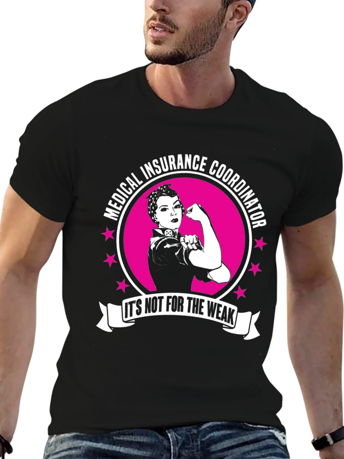 Medical Insurance Coordinator T-Shirt - Strong Woman Design product image 9