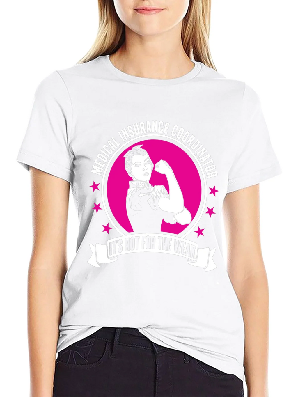 Medical Insurance Coordinator T-Shirt - Strong Woman Design product image 11
