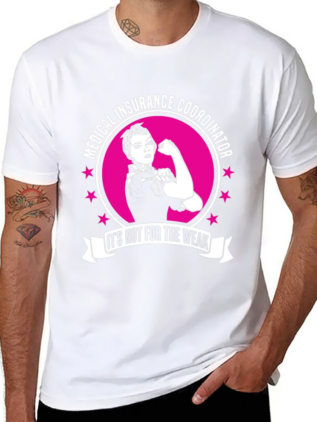 Medical Insurance Coordinator T-Shirt - Strong Woman Design product image 10
