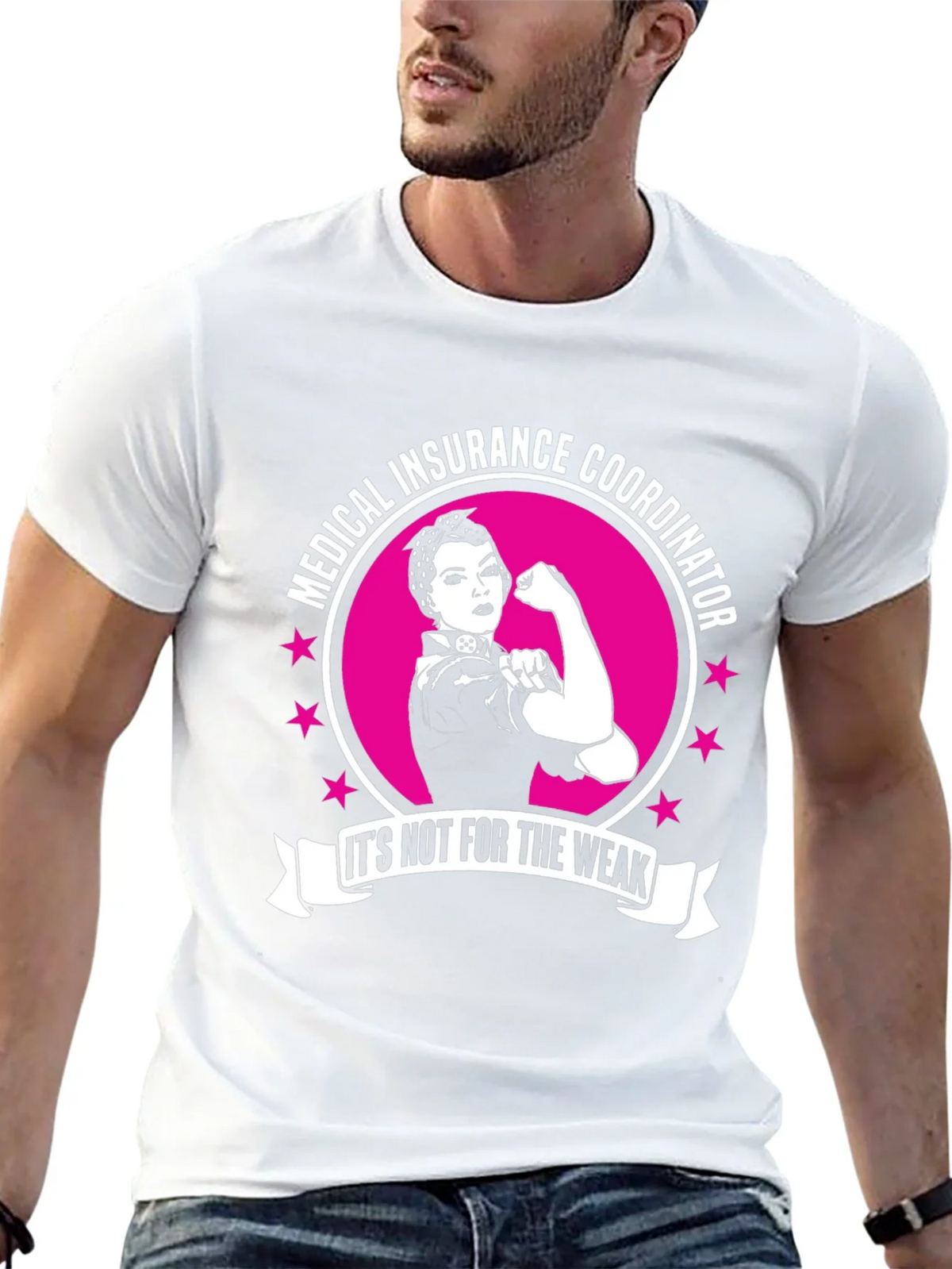 Medical Insurance Coordinator T-Shirt - Strong Woman Design product image 4