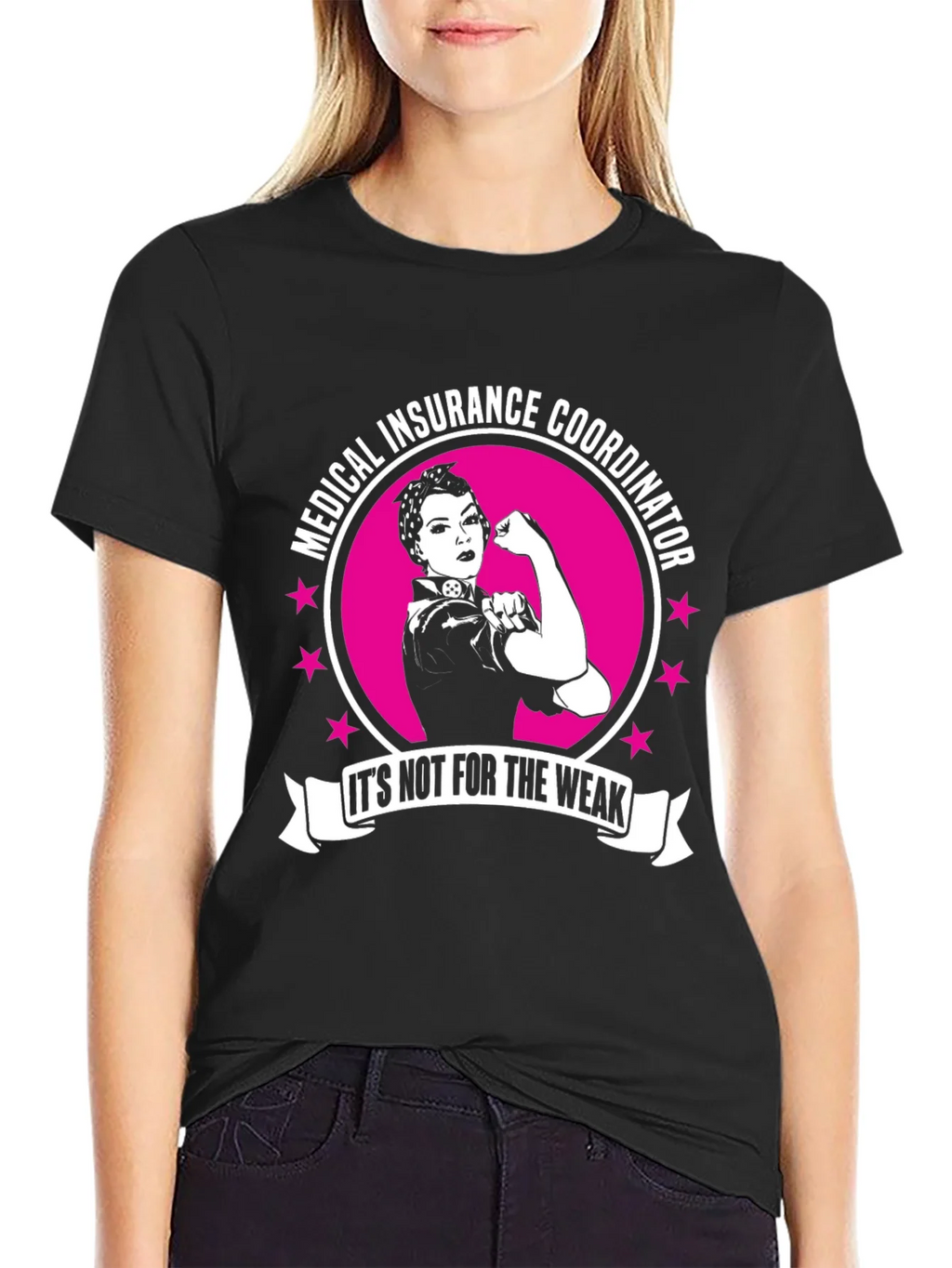 Medical Insurance Coordinator T-Shirt - Strong Woman Design product image 5