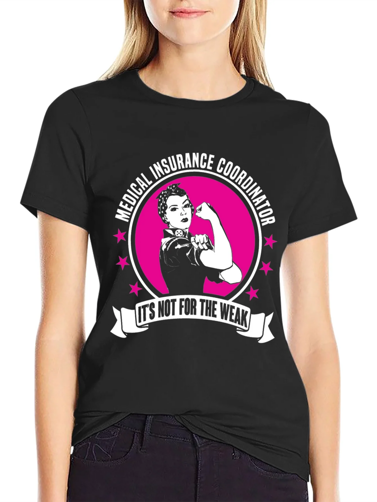 Medical Insurance Coordinator T-Shirt - Strong Woman Design product image 5