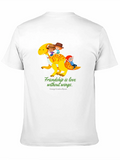 Friendship Dinosaur Kids Black Graphic T-Shirt product image 1