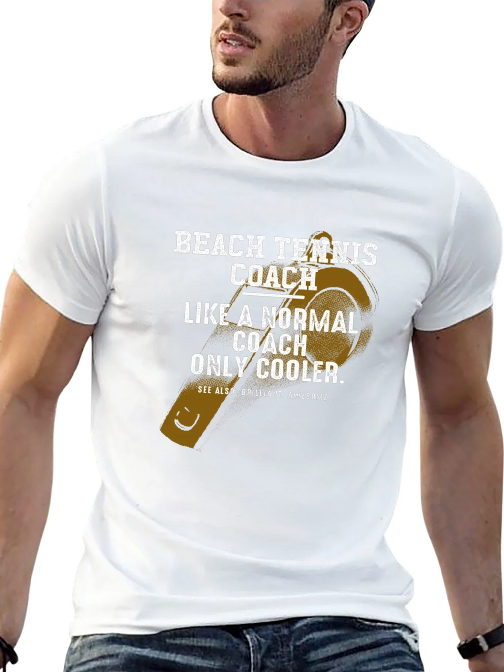 Beach Tennis Coach T-Shirt - Cool & Unique Design product image 4