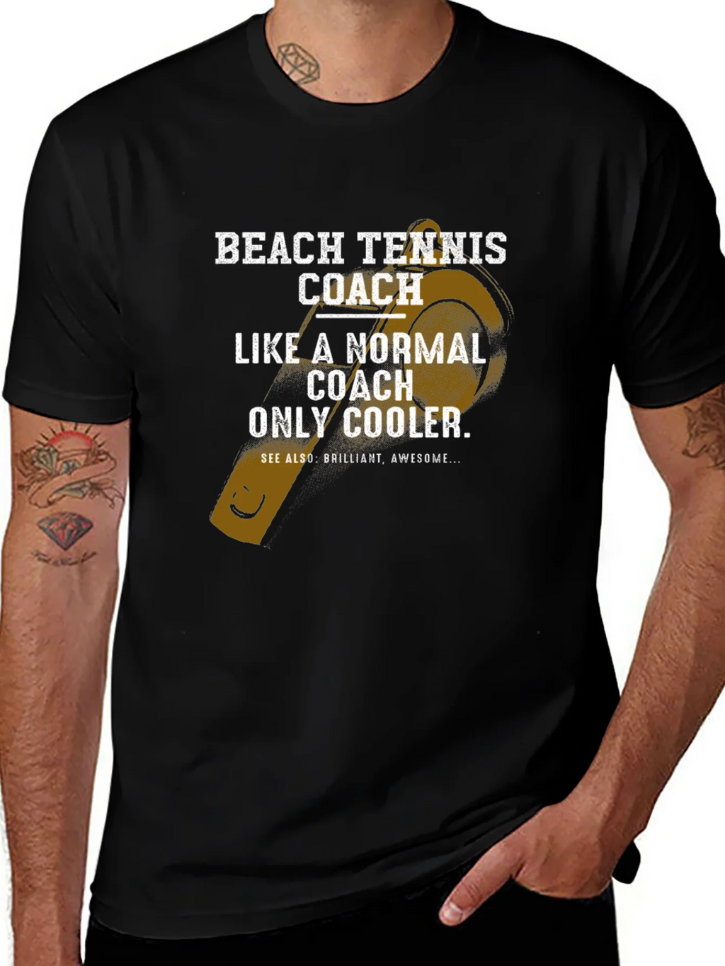 Beach Tennis Coach T-Shirt - Cool & Unique Design product image 1