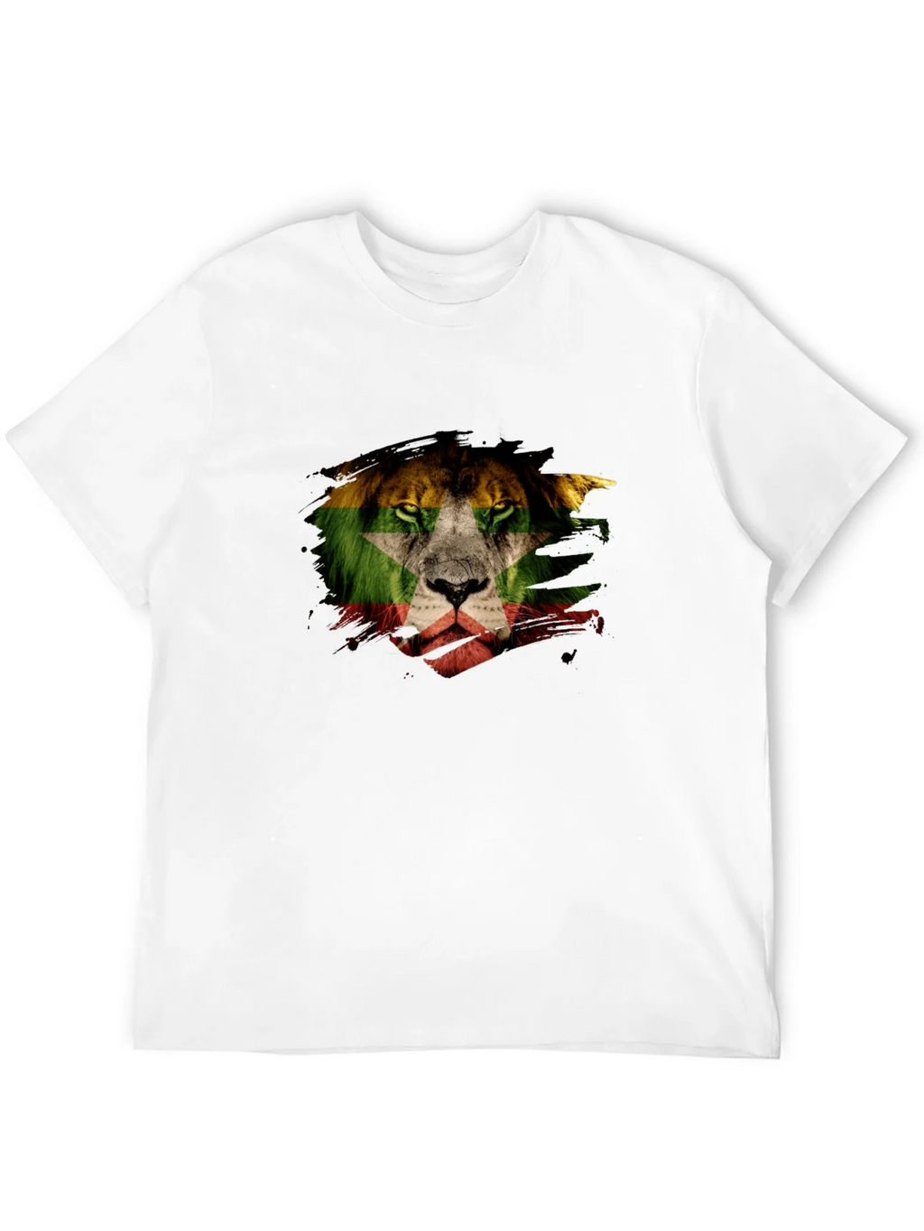 Lion Flag Graphic T-Shirt - Modern Style product image 3