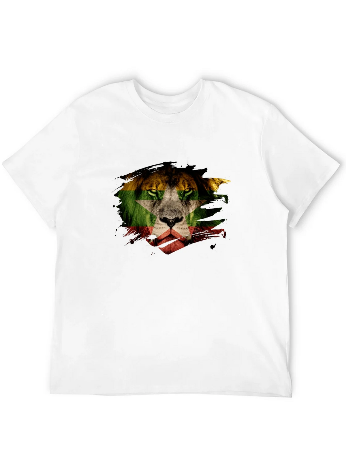 Lion Flag Graphic T-Shirt - Modern Style product image 3