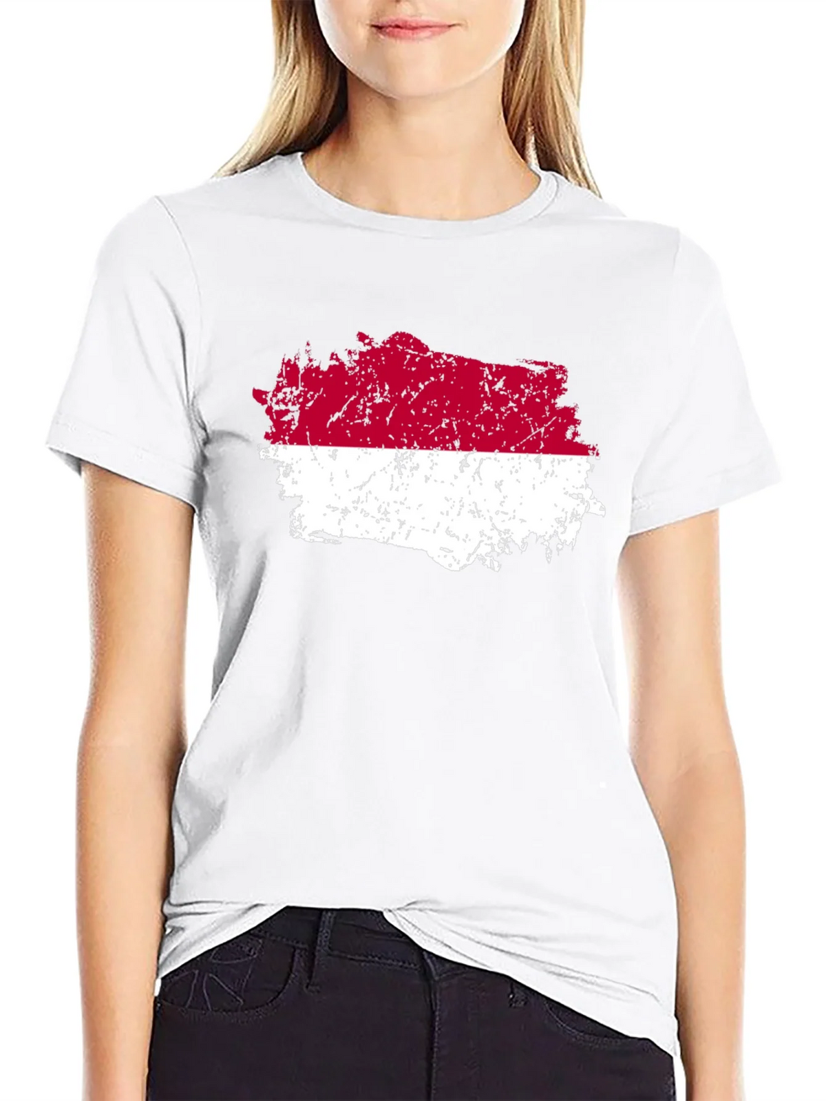 Indonesia Flag T-Shirt - Distressed Graphic Tee product image 11