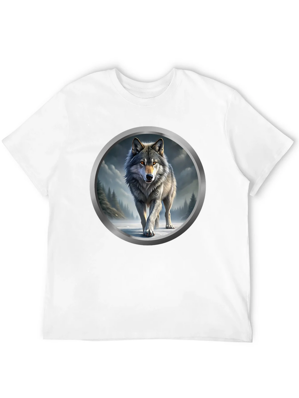 Wolf Graphic Print T-Shirt product image 11