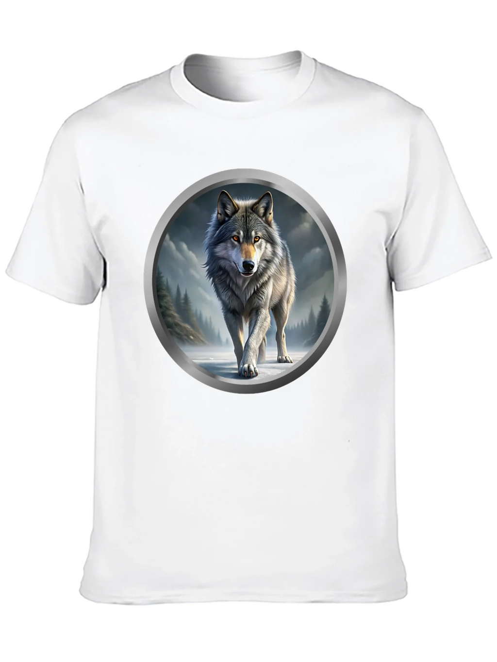 Wolf Graphic Print T-Shirt product image 9