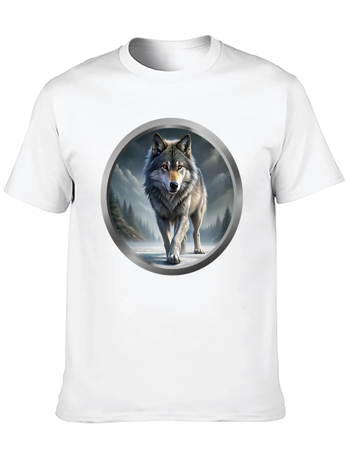 Wolf Graphic Print T-Shirt product image 9