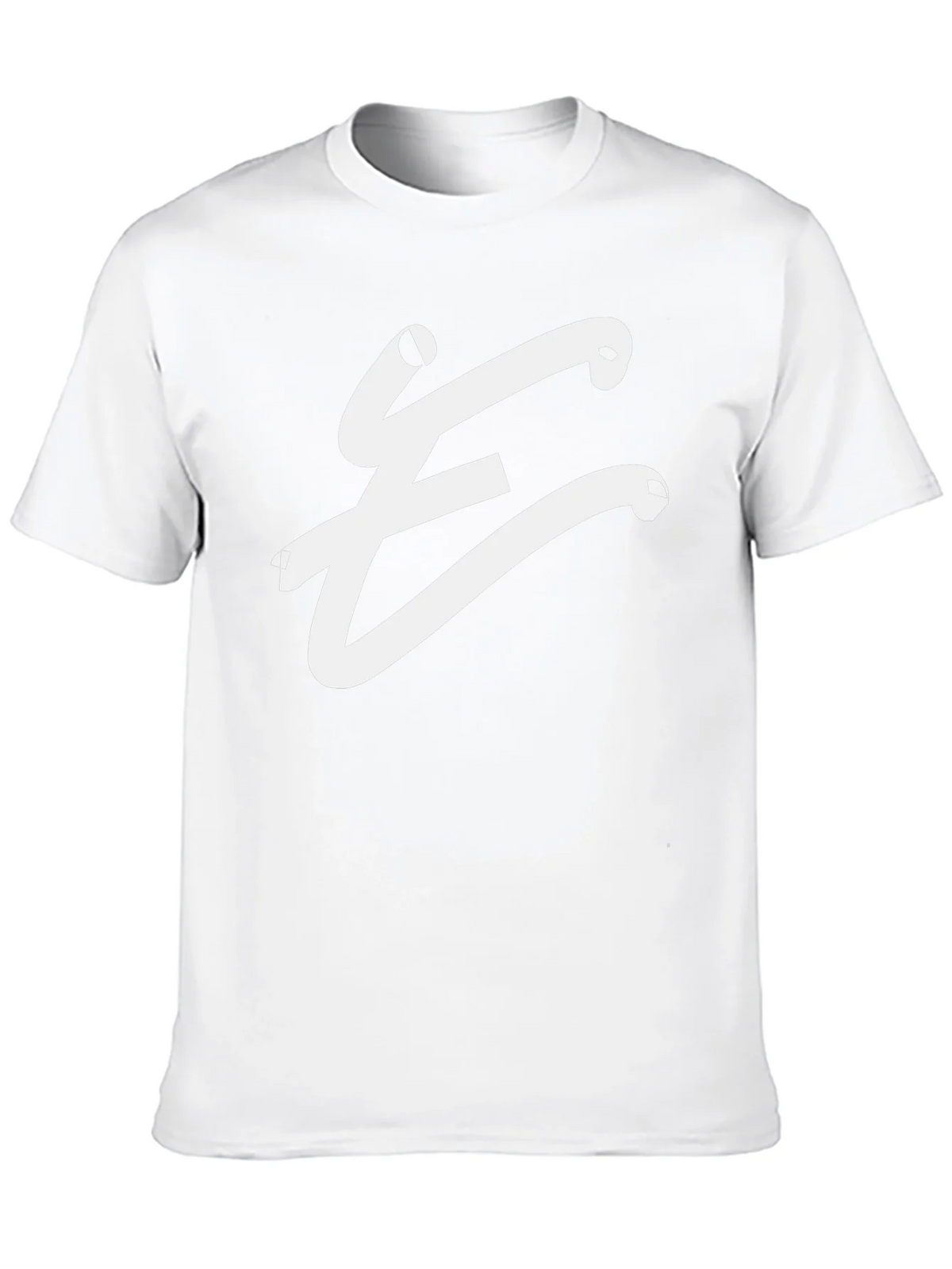 Stylish Black T-Shirt with White E Logo product image 12