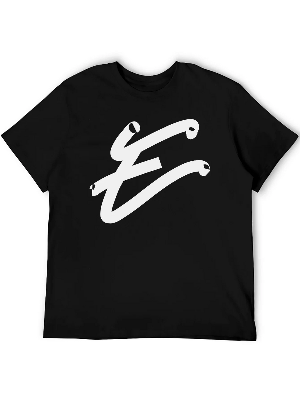 Stylish Black T-Shirt with White E Logo product image 8