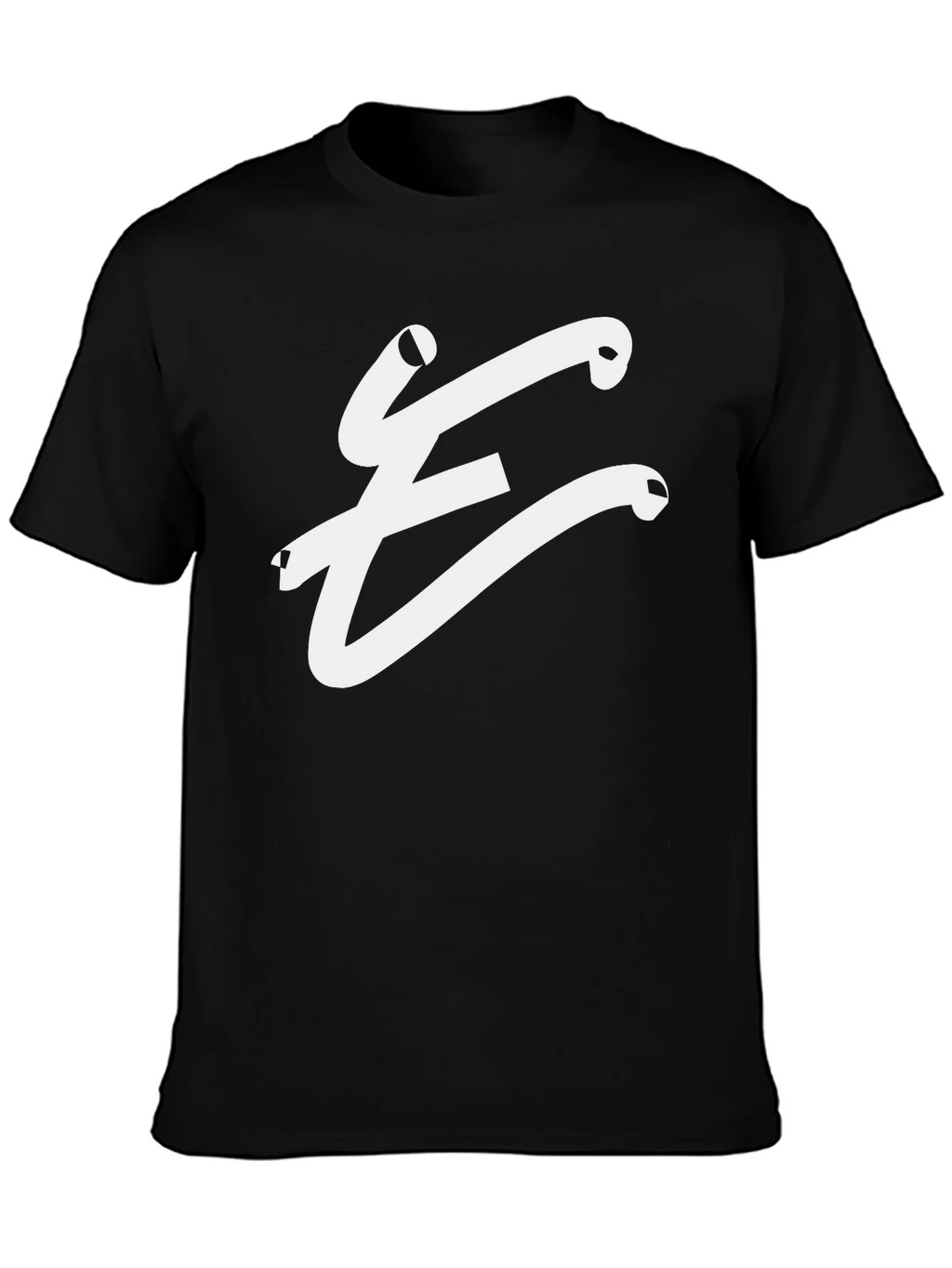 Stylish Black T-Shirt with White E Logo product image 6