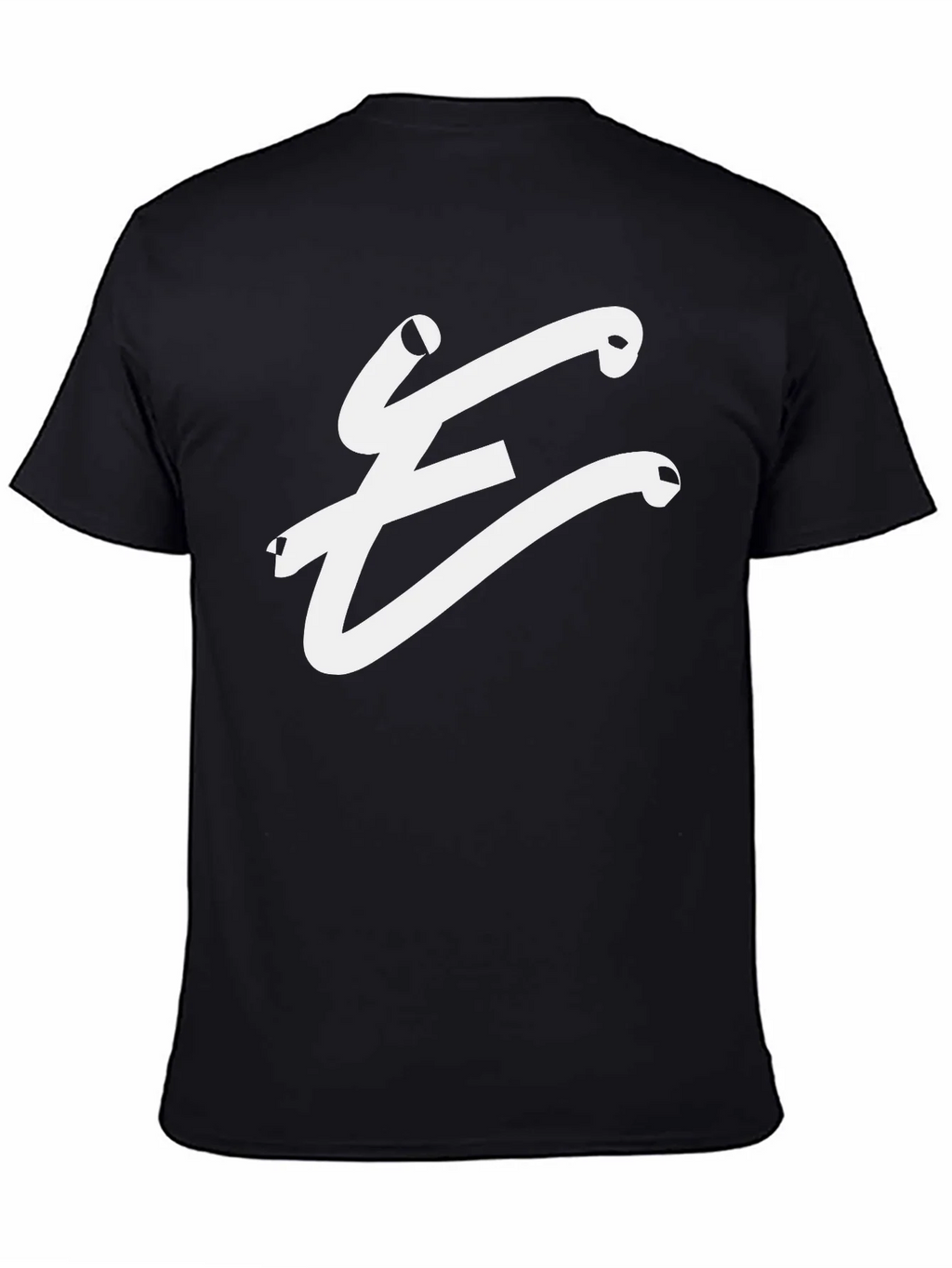 Stylish Black T-Shirt with White E Logo product image 7