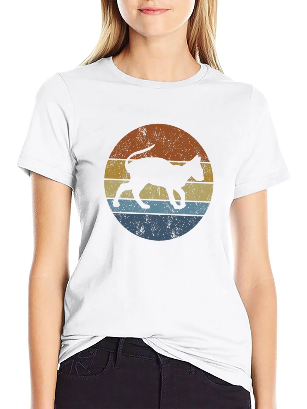 Retro Cat Silhouette Tee product image 11