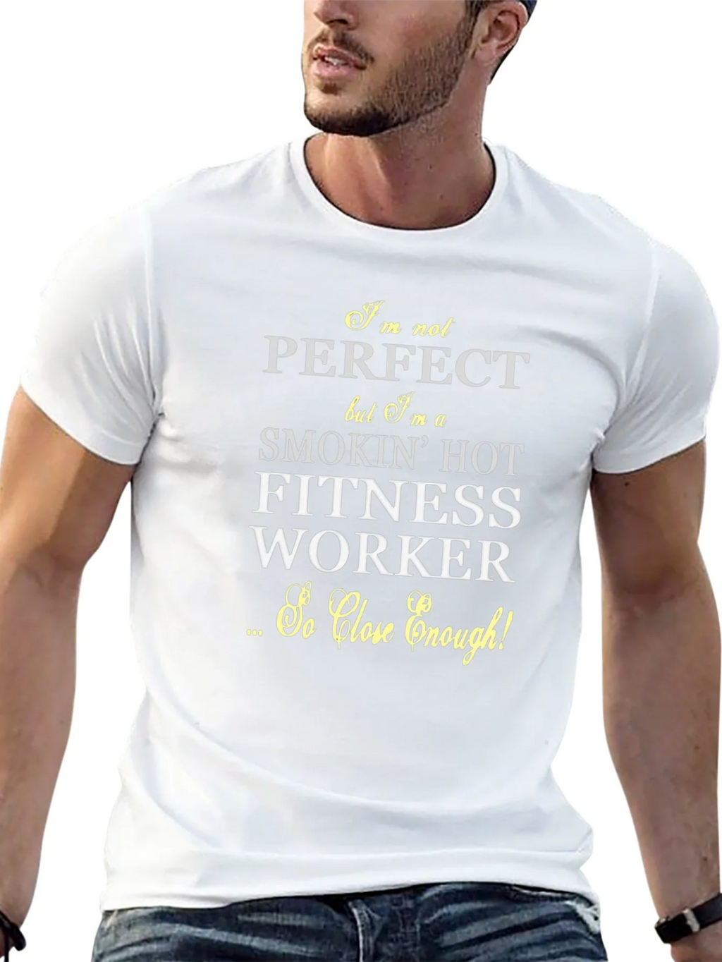 Smokin Hot Fitness Worker Graphic T-Shirt product image 2