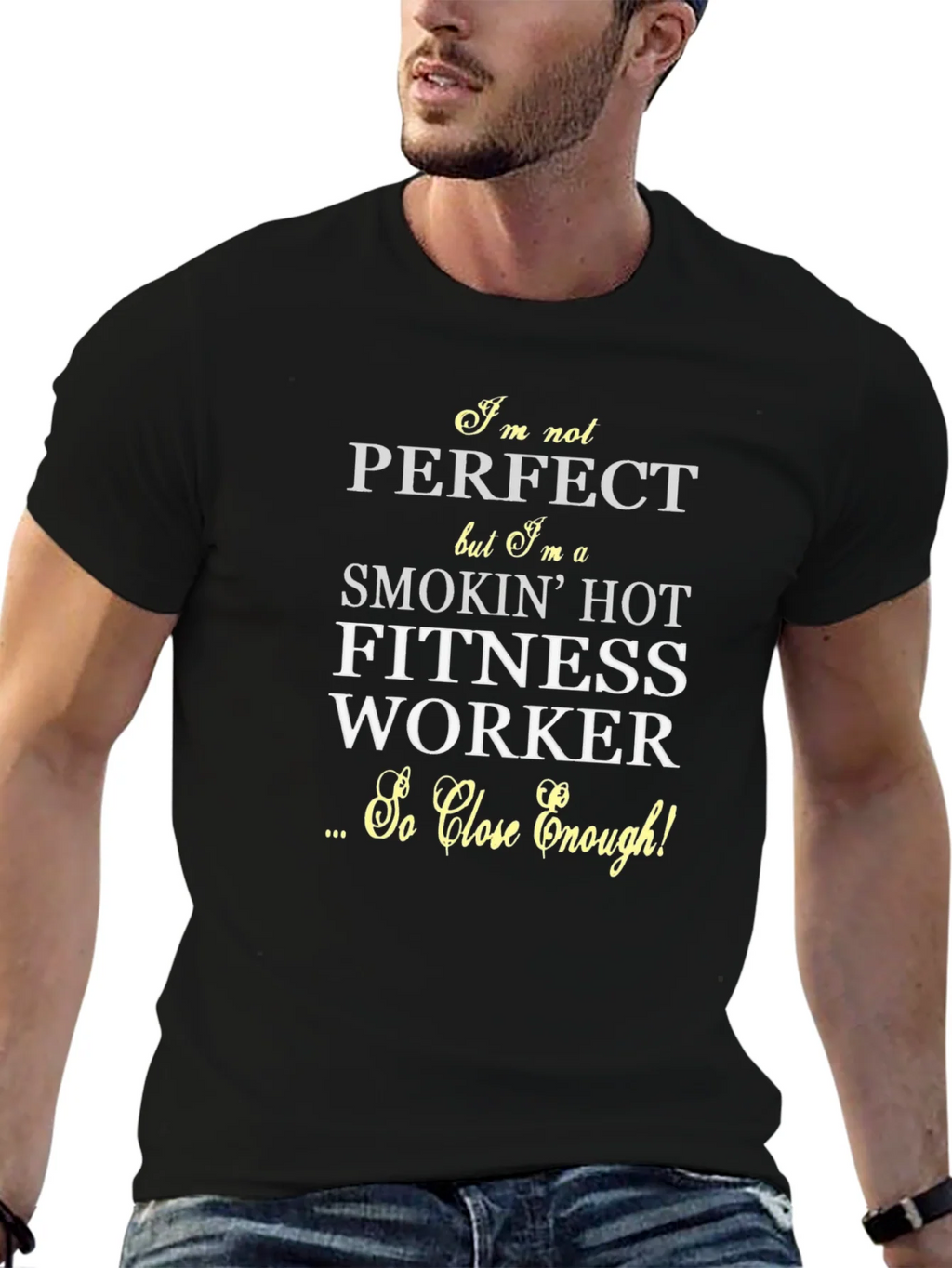 Smokin Hot Fitness Worker Graphic T-Shirt product image 5