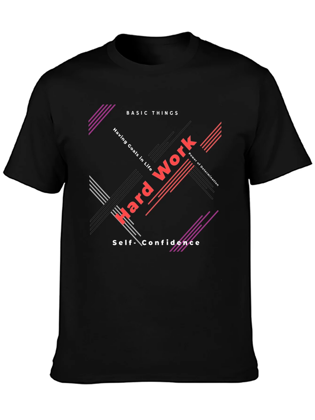 Motivational Graphic Tee - Hard Work & Determination product image 6