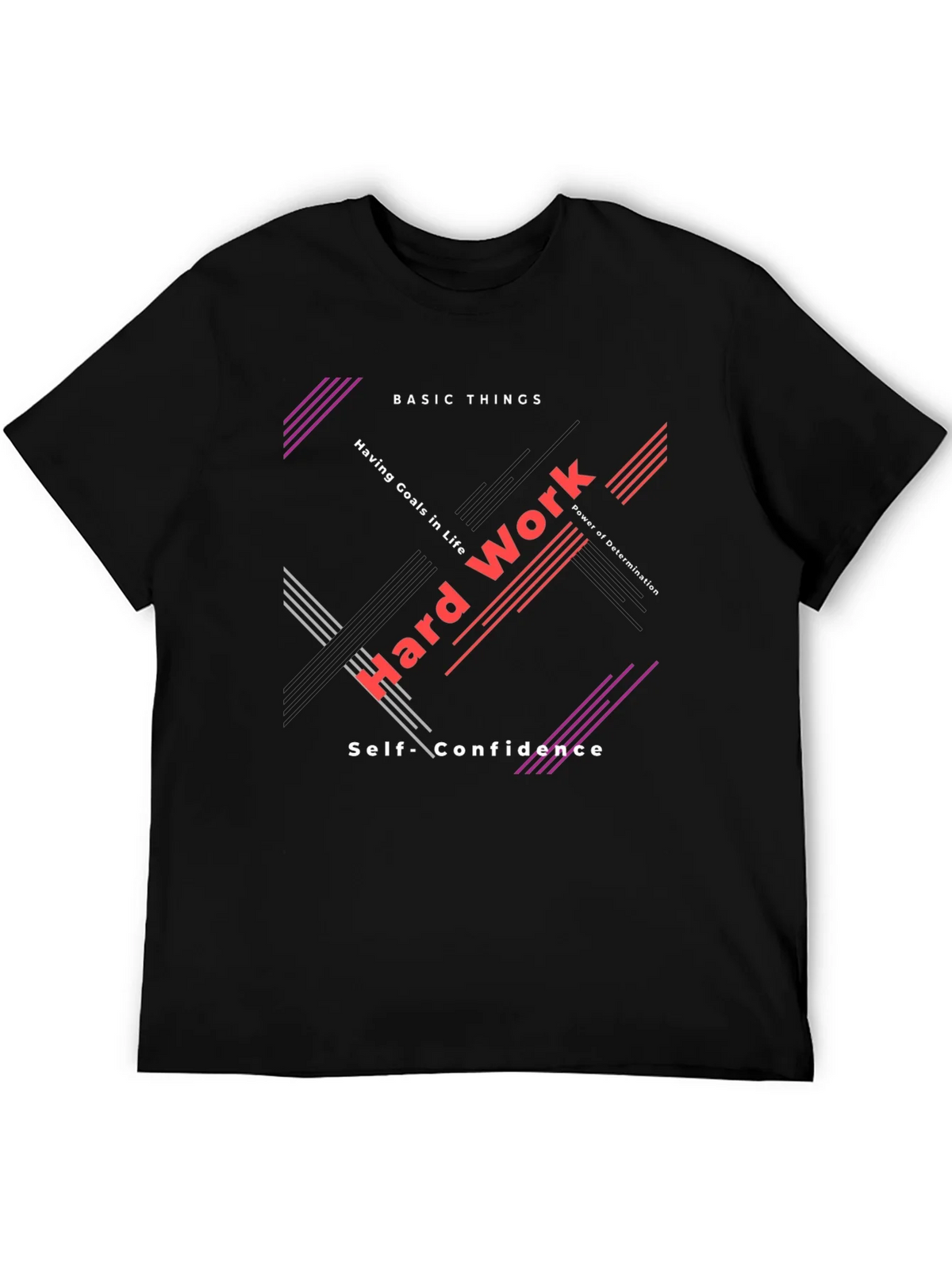 Motivational Graphic Tee - Hard Work & Determination product image 8