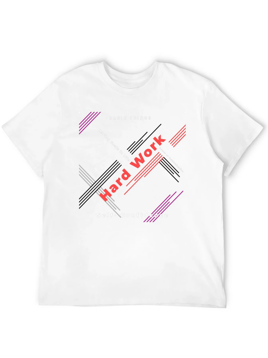 Motivational Graphic Tee - Hard Work & Determination product image 3
