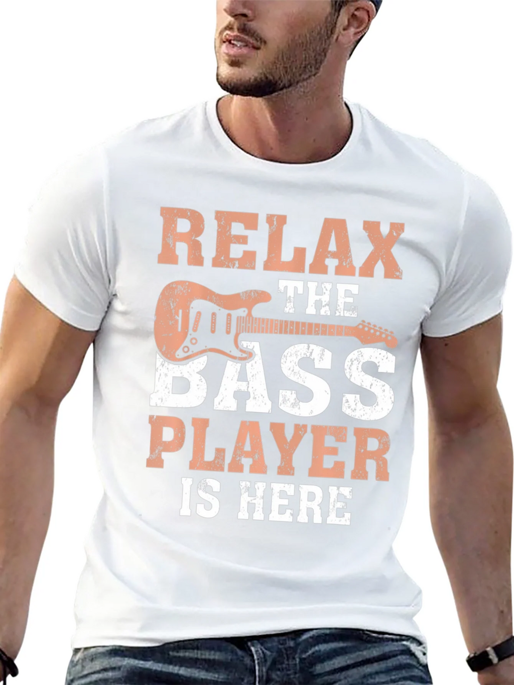 Relax Bass Player T-Shirt - Musician Tee product image 4